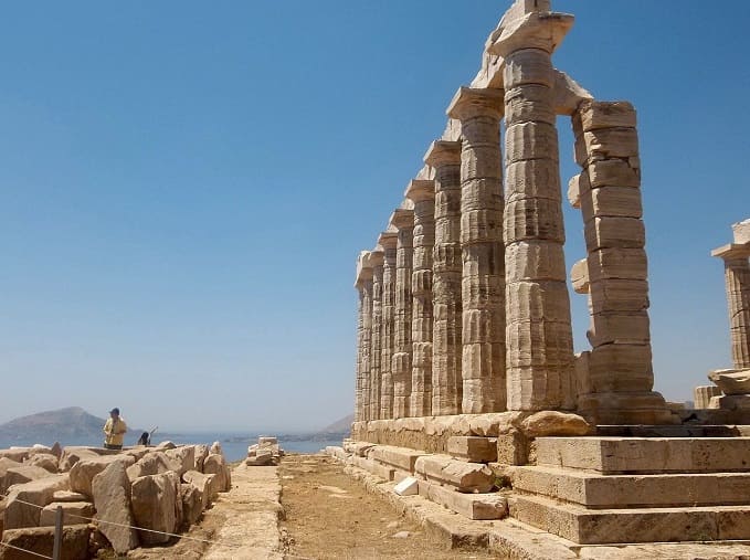 cap sounion temple de poseidon voyage grece