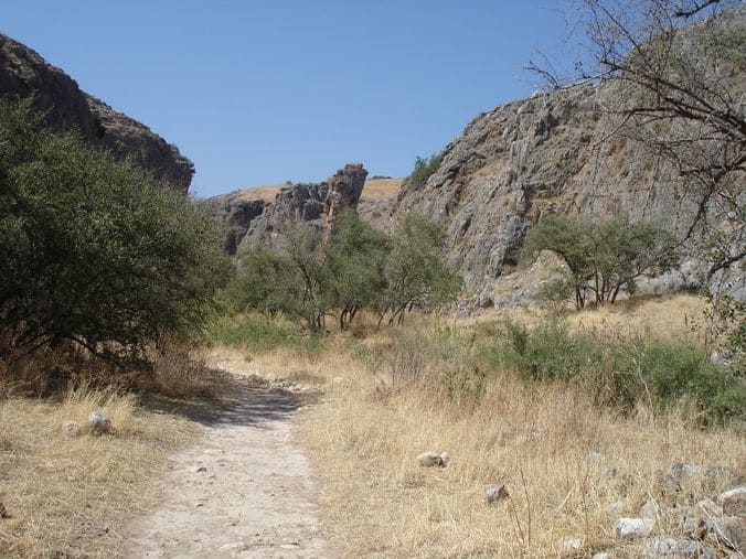 Randonnée canyon Ahmud Galilée Israel