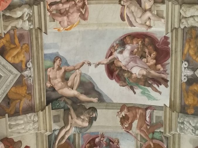 Italie pèlerinage peinture Rome 