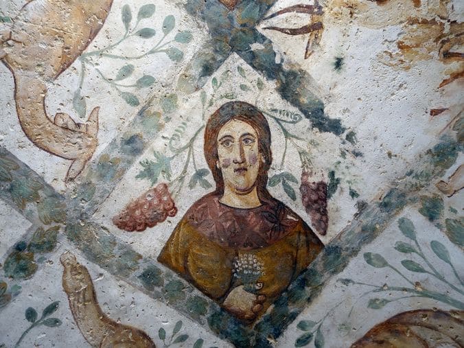 Jordanie pèlerinage fresque chrétienne