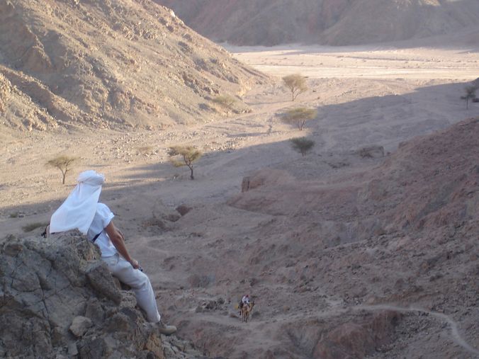 meditation dans le desert du sinai randonnee 