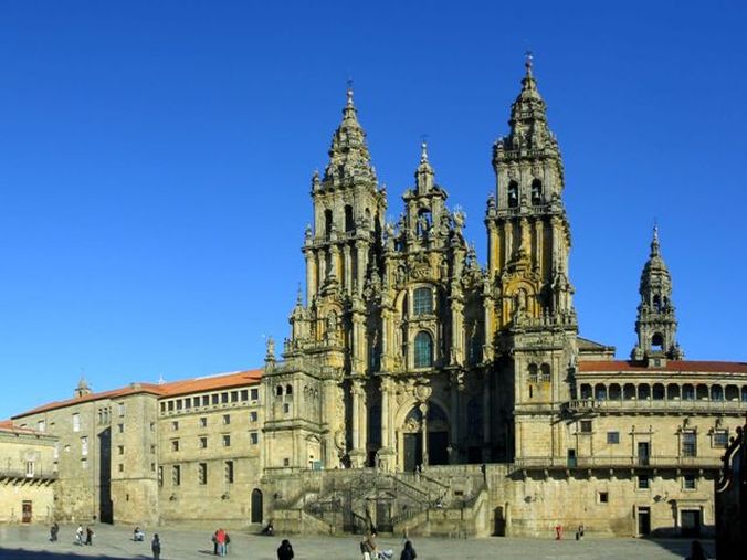 place de la cathedrale saint jacques compostelle camino