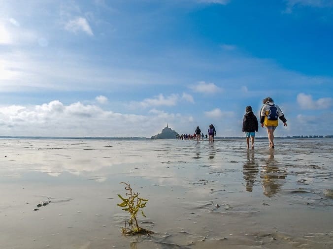 Normandie randonnée spirituelle Le Mont-Saint-Michel