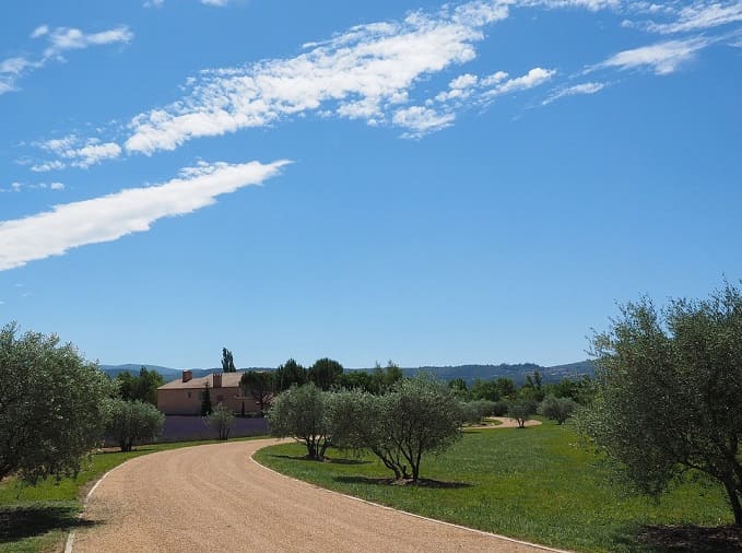 chemin de randonnée en Provence