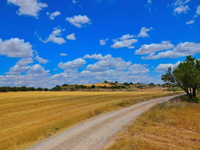 paysage de castille pelerinage randonnee compostelle