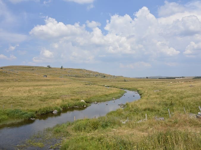 pelerinage compostelle à travers le plateau de l'aubrac