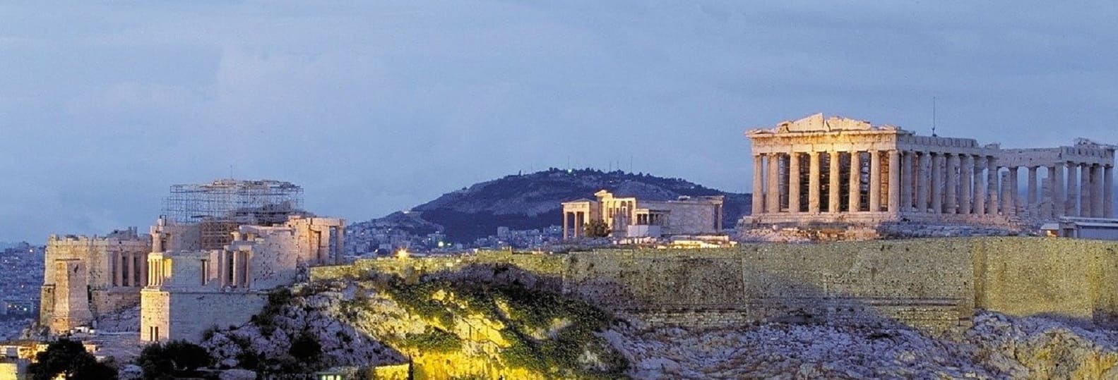 vue sur le parthenon athenes voyage culturel grece