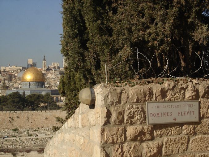 dominus flevit mont des oliviers pèlerinage terre sainte