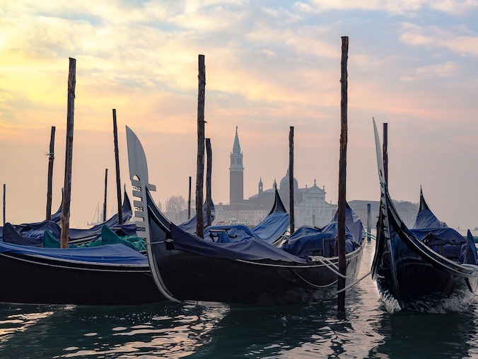 pèlerinage venise gondoles