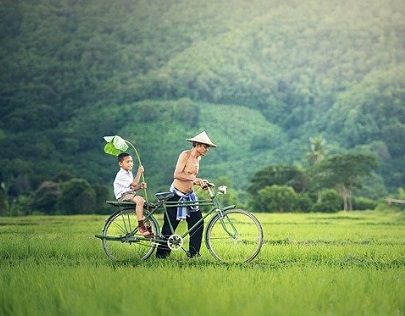 Cambodge voyage culturel promenade à vélo
