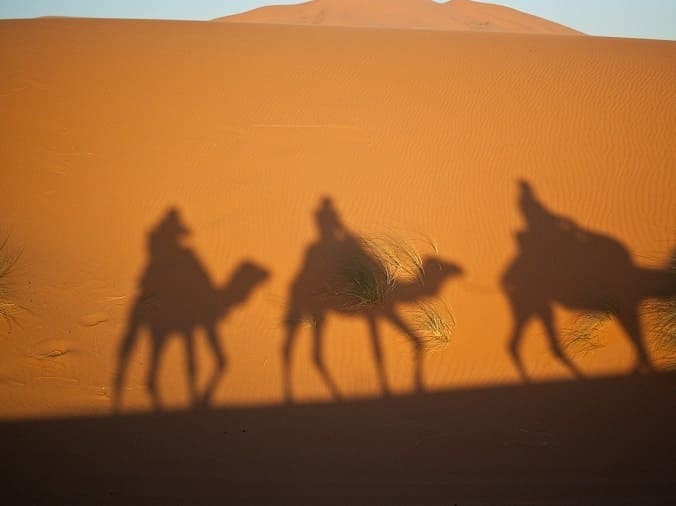 Randonnée spirituelle dromadaire Maroc désert