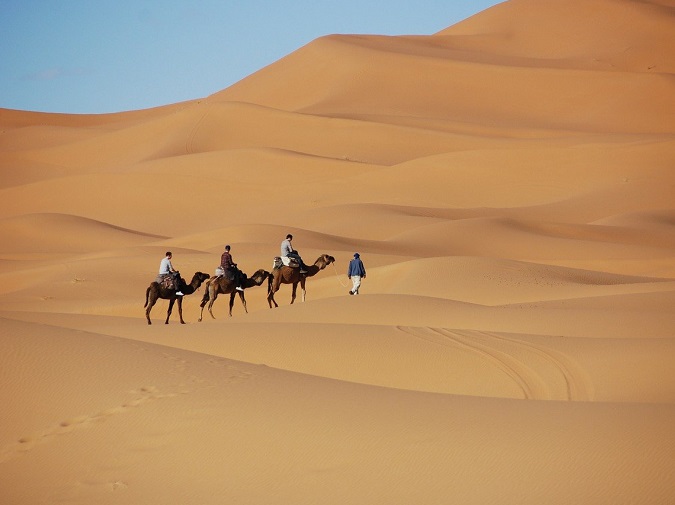 Marche désert Maroc