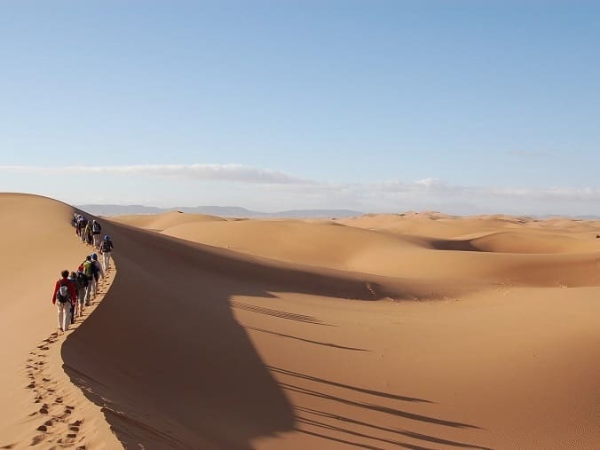 Maroc désert marche spirituelle 